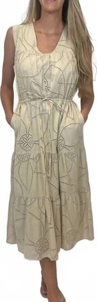 M&eacute;lissa Nepton Womens Analyne Dress In Beige