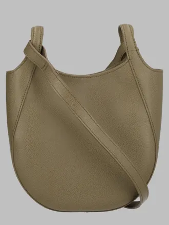 Longchamp Womens Shoulder Bag Le Foulonn&eacute; Green Leather