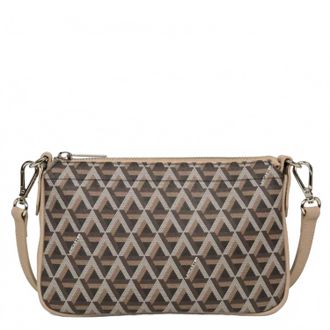 Lancaster Ikon Baguette In Brown/beige/black