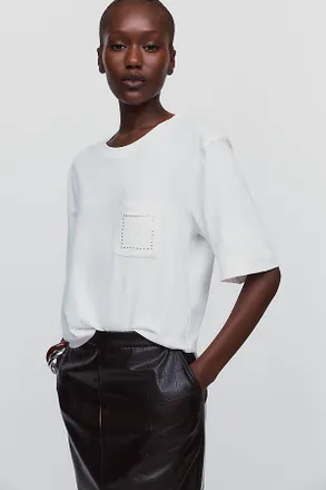 Maeve Corey 100% Cotton Boxy Tee