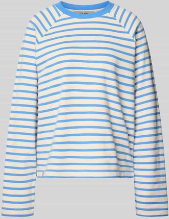 Mos Mosh Sweatshirt mit Raglan&auml;rmeln Modell Lidy in Bleu, Gr&ouml;&szlig;e XL