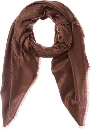 Givenchy Logo Silk & Wool-Blended Scarf