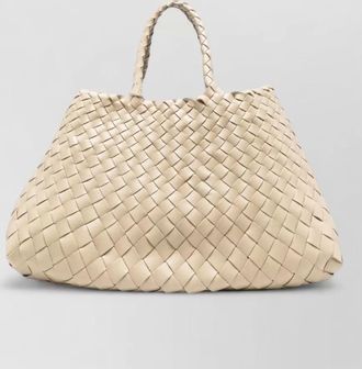 Dragon Diffusion santa croce small leather tote bag