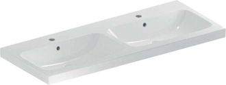 Keramag Keramag - Geberit Icon Light Lavabo Doble, 120 Cm X 48 Cm, Con 2 Agujeros