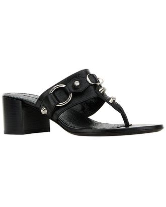Balenciaga City Tong L050 Leather Sandal