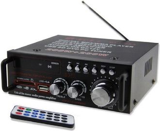 Trade Shop Trade Shop - Amplificatore Blj-253 Mini Usb Sd Fm Audio Stereo Auto Moto Mp3 Hi-fi 12v Speaker