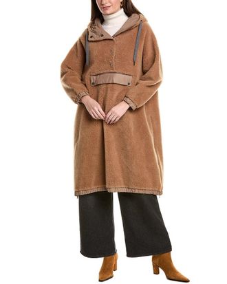 Brunello Cucinelli Wool & Cashmere-Blend Fleece Pullover