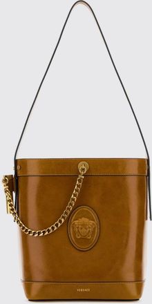 Versace Borsa a secchiello Pivot Versace in pelle