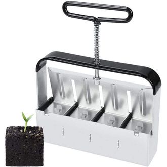 OEM Prensa De Tap&oacute;n Para Pl&aacute;ntulas, Herramienta De Bloqueo Del Suelo, Para Bloqueador De Suelo De Invernadero De Jard&iacute;n Para Pl&aacute;ntulas, Esquejes, Invernad