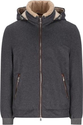 Brunello Cucinelli Dark Grey Hood Jacket