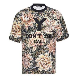 adidas Y-3 Yohji Yamamoto Unisex Flowers Short Sleeve DP0606