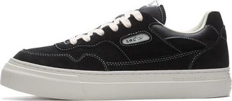 Stepney Workers Club Zwarte Su&egrave;de Lage Profiel Sneakers - Heren - Sneakers - Zwart - 42 EU - Su&egrave;de - Schoenen