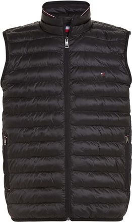 Tommy Hilfiger Heren Hergebruikt Verpakbaar Gilet (Zwart)
