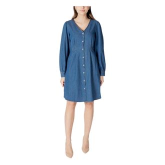 Ichi Mujer, Vestidos, Azul, Talla: S