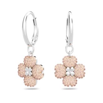 Swarovski Latisha Bloemen Oorbellen - Dames - Oorbellen - Roze - ONE Size - Accessoires