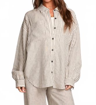 Saltwater Luxe Martey Top In Black & White