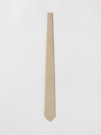 Ferragamo Tie Men color Yellow