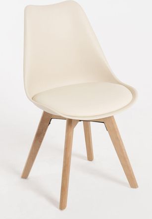 Regalos Miguel Packs Sillas Comedor - Pack 2 Sillas Synk Basic - Crema