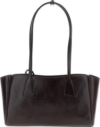 Hidesins Womens Shoulder Bag Shopper S Leather Burnt Calf