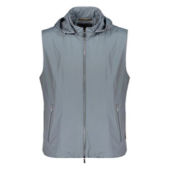 Moorer Heren, Jassen, Grijs, Maat: 2XL Polyamide