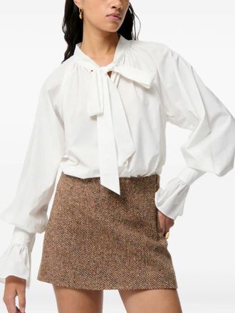 Vanessa Bruno Top Fatima con ruches - Bianco