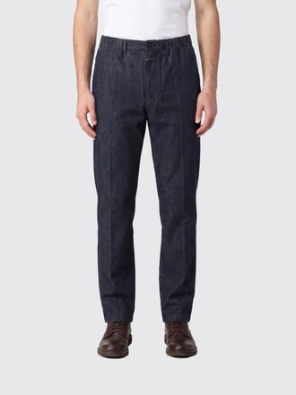 Closed Slim Fit Jeans in Cotton and Linen Denim with Five Pockets
