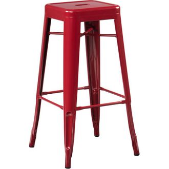 Sklum Taburete Alto Apilable En Acero Lix Sklum