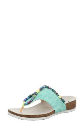 Think Julia Rope Flip Flop in Pacific Combo at Nordstrom, Size 10-10.5Us