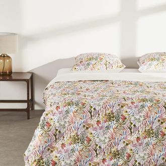 Maisons du monde Set de funda n&oacute;rdica de 260x240 cm y fundas de almohada de algod&oacute;n org&aacute;nico multicolor