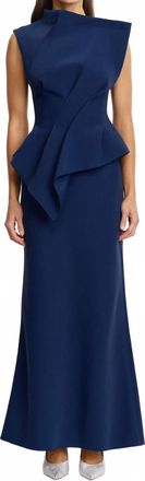 Acler Womens Burbank Maxi Skirt In Sapphire