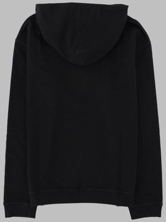 Maison Margiela Logo-Embroidered Cotton Sweatshirt - Black
