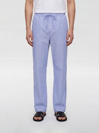 Dolce & Gabbana Pantaloni con coulisse in cotone e seta a righe