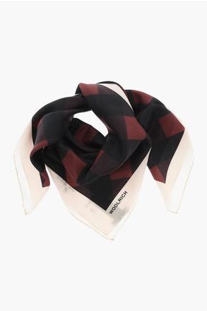 Woolrich Pure Silk Buffalo Check Scarf size One Size