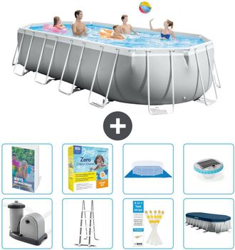 Intex Piscina Prism Frame Oval - 610x305x122 Cm - 9-piezas S526