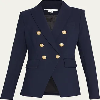 ジャケット Valentino Navy blue double-breasted jacket Toile Iconographe Valentino Garavani Navy Double-Breasted Jacket Toile
