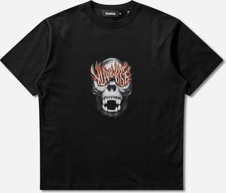 XLARGE Men s Skull In Flames T-Shirt Black