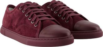 Lanvin Womens Dbb1 Sneakers Burgundy Calfskin
