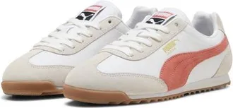 Puma Arizona Retro Sneaker in Puma White/Red Glamour/Gum at Nordstrom, Size 9.5