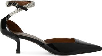 Giuseppe Zanotti 50 mm ELENIE pumps verfraaid met kristallen - Zwart