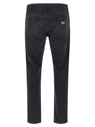 Dolce & Gabbana Stretch Denim Jeans - Black
