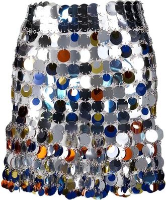 Paco Rabanne Dames, Rokken, Grijs, Maat: XS