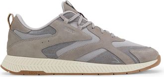 HUGO BOSS Mens Boss Titanium Running Trainers in Grey
