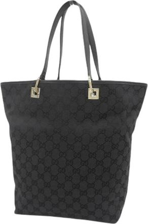 Gucci Pre-owned Tote Bags, female, Black, Size: ONE SIZE Pre-owned Tote Bag