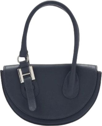 Silvian Heach Tassen, Dames, Blauw, ONE Size, Leer, Silvian Heach Nieuwe Martina TAS