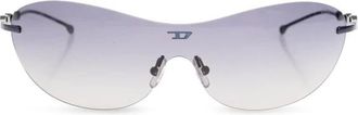 Diesel Sunglasses, unisex, Blue, Size: 35 MM Iconic Oval Sunglasses