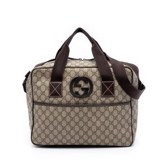 Gucci Pre-owned Gucci GG Supreme Interlocking G Briefcase Ladies BKSXMVVKUHFO61AG