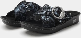 Alegria Womens Vanya Moon Casual Sandals In Shadow Silver