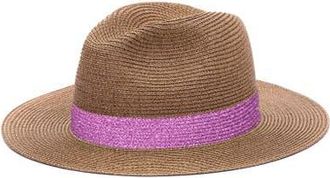 Lastelier Portofino pink lurex hat at Nordstrom, Size Medium