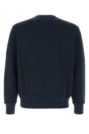 Autry Mens Navy Blue Cotton Sweatshirt Jerseyblue Exterior: Maglie