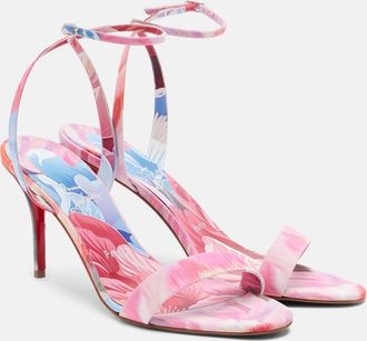 Christian Louboutin Miss Z 80 floral sandals